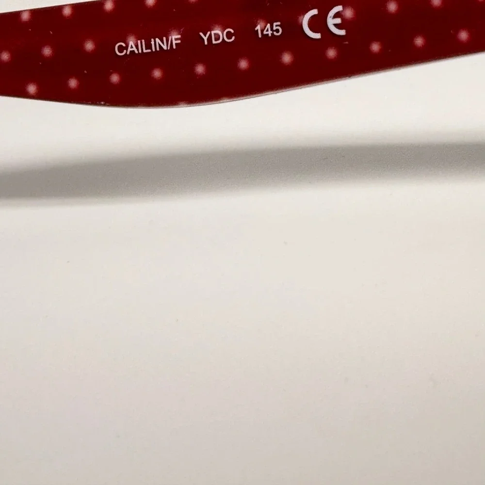 Kate Spade Cailin/F YDC Burgundy Tortoise Polka Dot Rectangular Eyeglasses 145mm